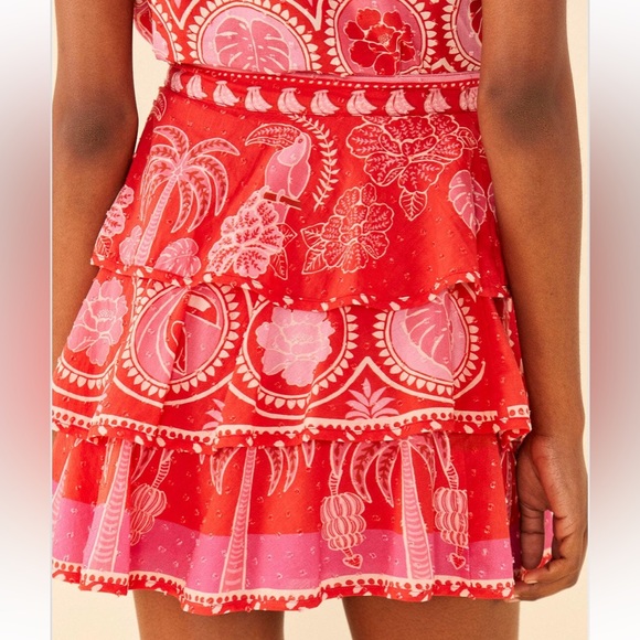 FARM RIO Summer Sunrise Mini Skirt (NWT) - Picture 3 of 11